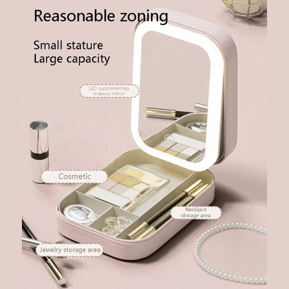 GlowMate™ Compact LED Vanity For Makeup & Jewelry