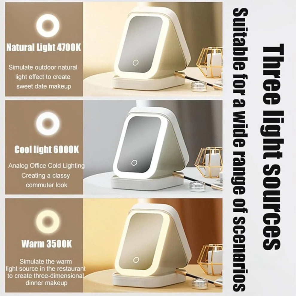 GlowMate™ Compact LED Vanity For Makeup & Jewelry