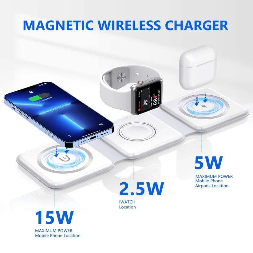 MagSafe™ 3 in 1 Foldable Wireless Charger