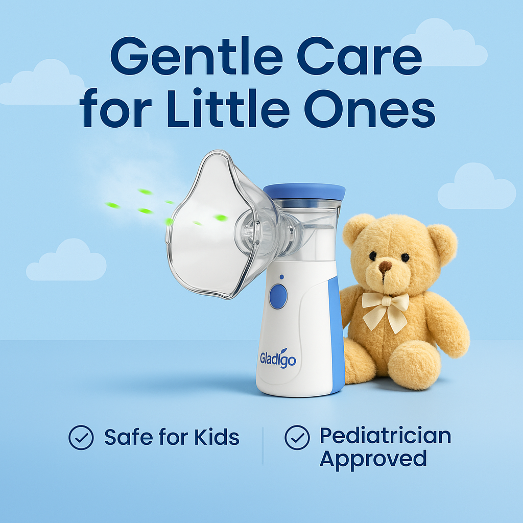 Gladigo™ BreatheEase – Portable Nebulizer for Instant Relief Anywhere