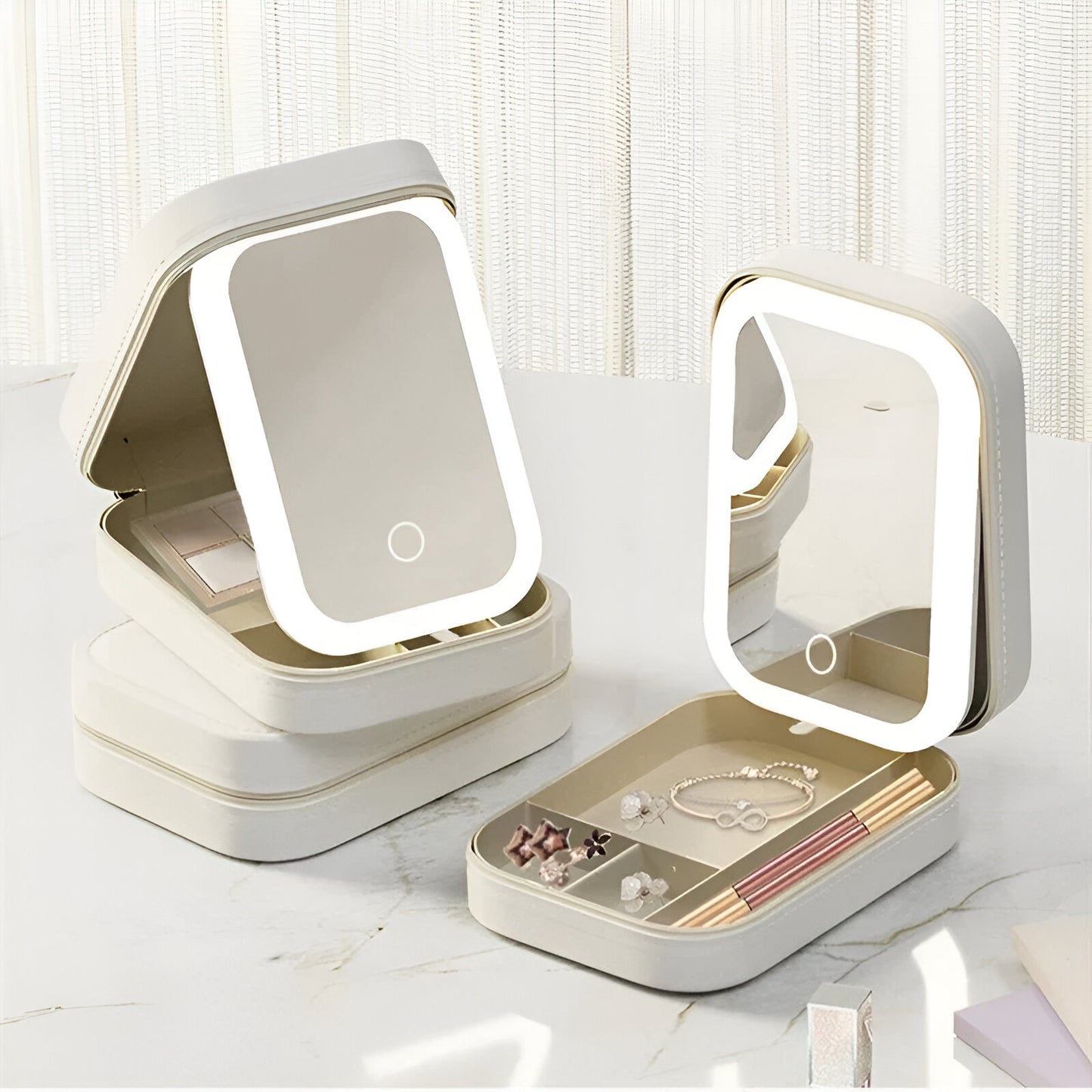 GlowMate™ Compact LED Vanity For Makeup & Jewelry