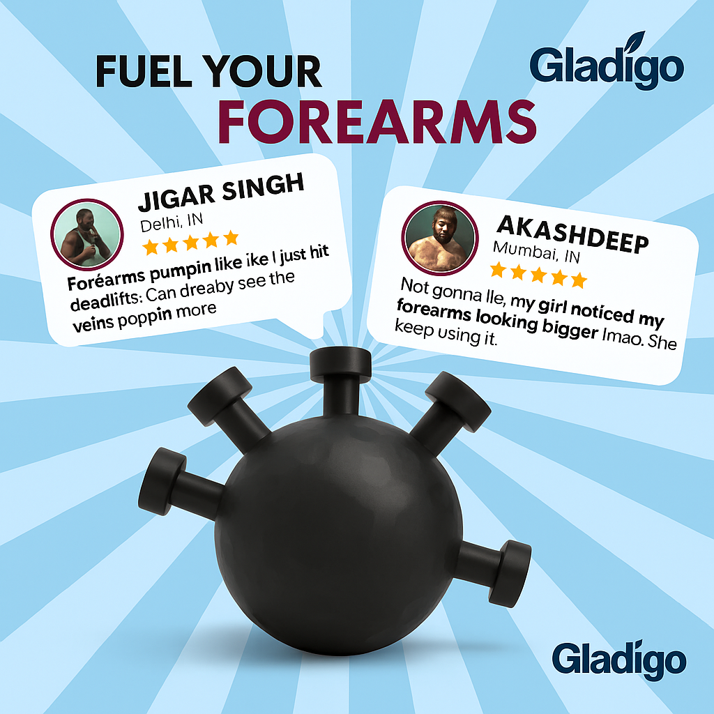 Gladigo™ VeinClaw Pro Grip Strengthener – Forearm & Hand Trainer