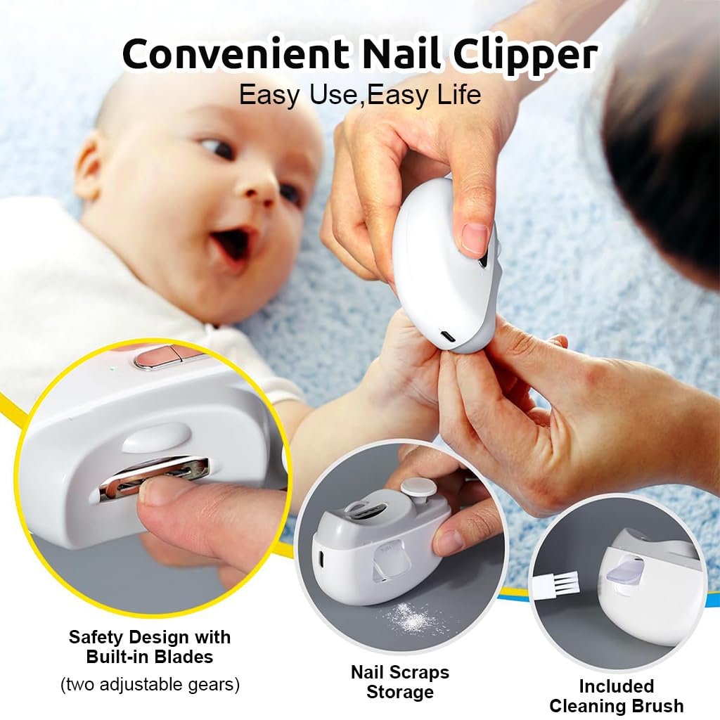 Gladigo NailEase™ 2-in-1 Automatic Electric Nail Cutter And Polishing