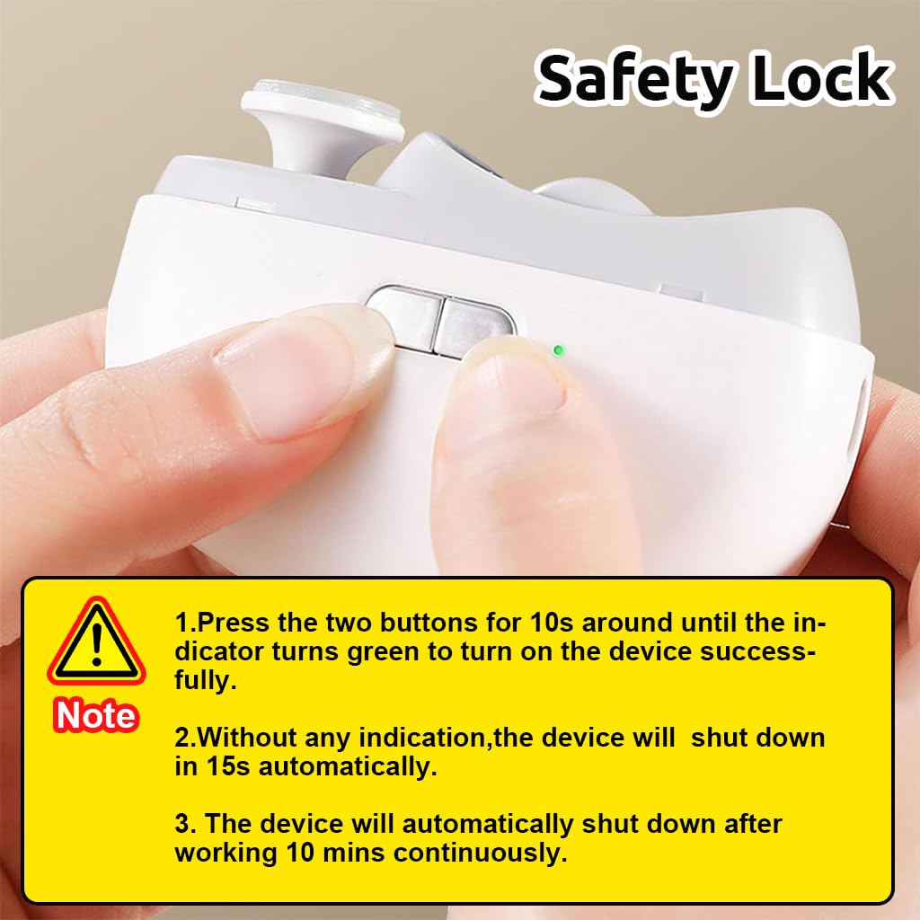 Gladigo NailEase™ 2-in-1 Automatic Electric Nail Cutter And Polishing