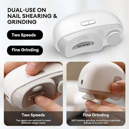 Gladigo NailEase™ 2-in-1 Automatic Electric Nail Cutter And Polishing