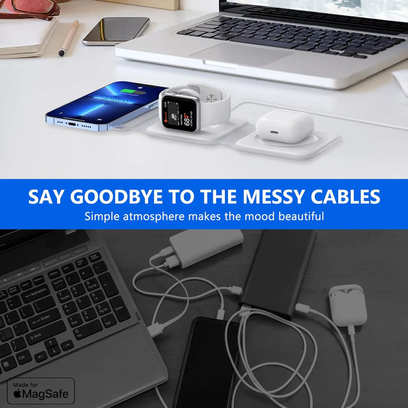 MagSafe™ 3 in 1 Foldable Wireless Charger