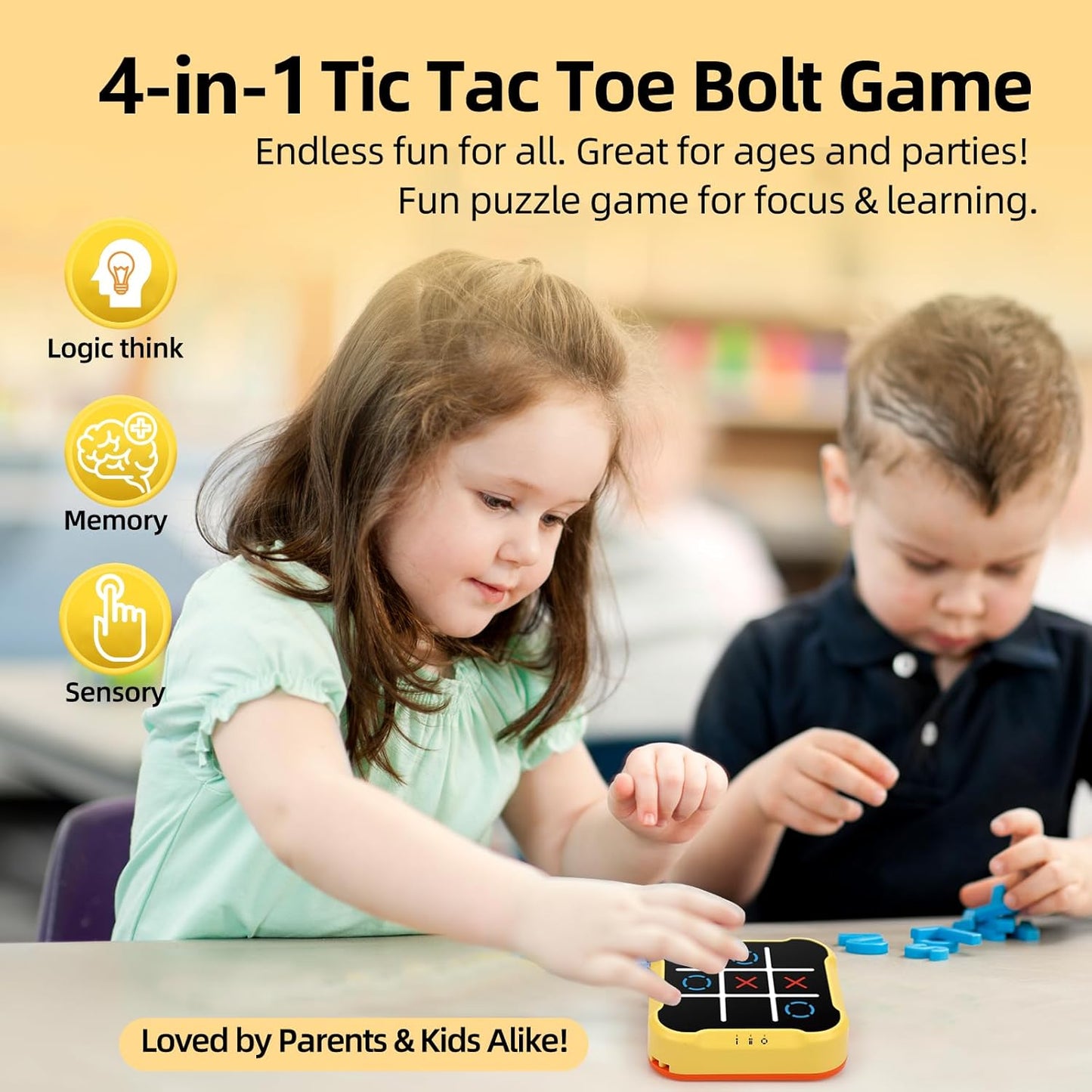 MindGrid™ Smart Tic-Tac-Toe™ – Interactive Focus & Memory Game for Kids