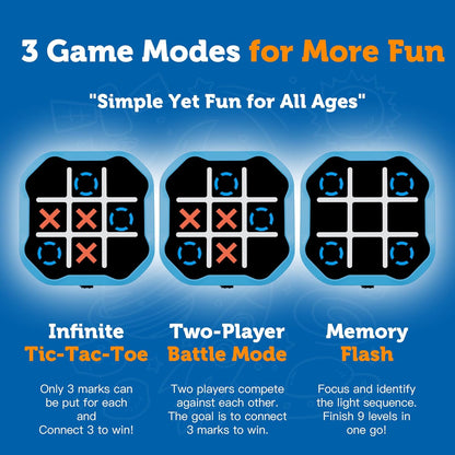 MindGrid™ Smart Tic-Tac-Toe™ – Interactive Focus & Memory Game for Kids