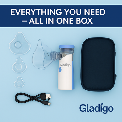 Gladigo™ BreatheEase – Portable Nebulizer for Instant Relief Anywhere