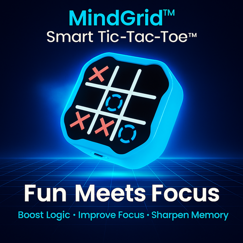 MindGrid™ Smart Tic-Tac-Toe™ – Interactive Focus & Memory Game for Kids