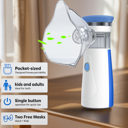 Gladigo™ BreatheEase – Portable Nebulizer for Instant Relief Anywhere