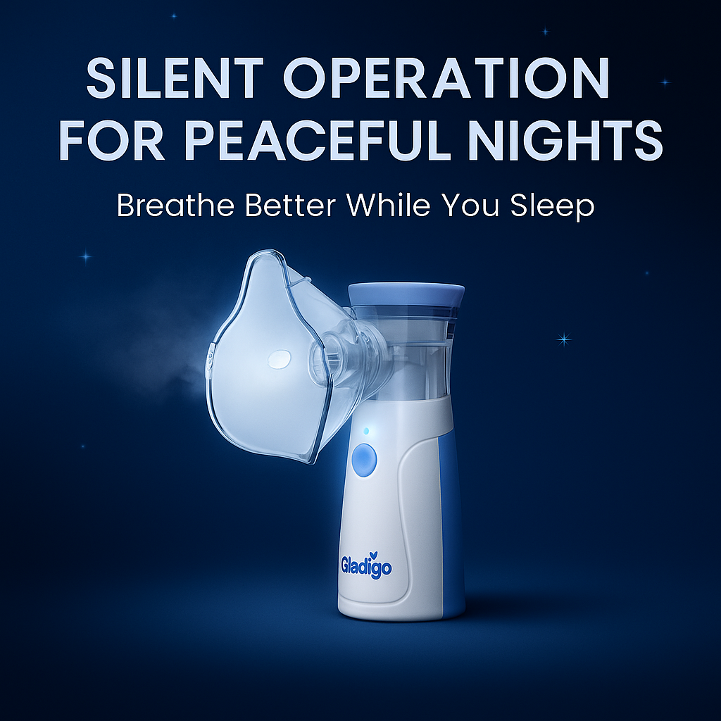 Gladigo™ BreatheEase – Portable Nebulizer for Instant Relief Anywhere