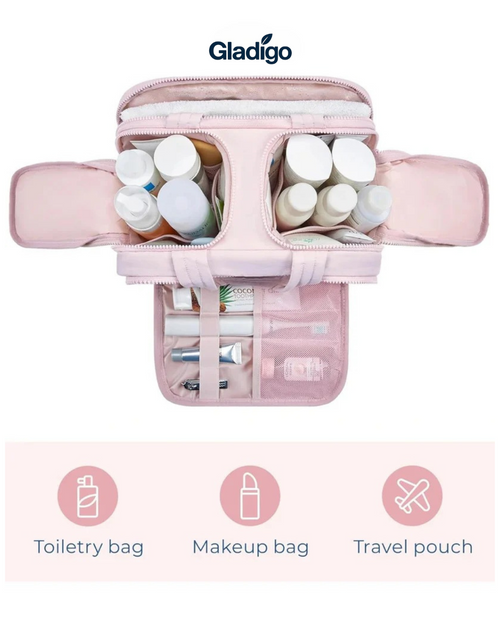 VoyageLuxe™ – All-in-One Makeup, Travel & Toiletry Bag