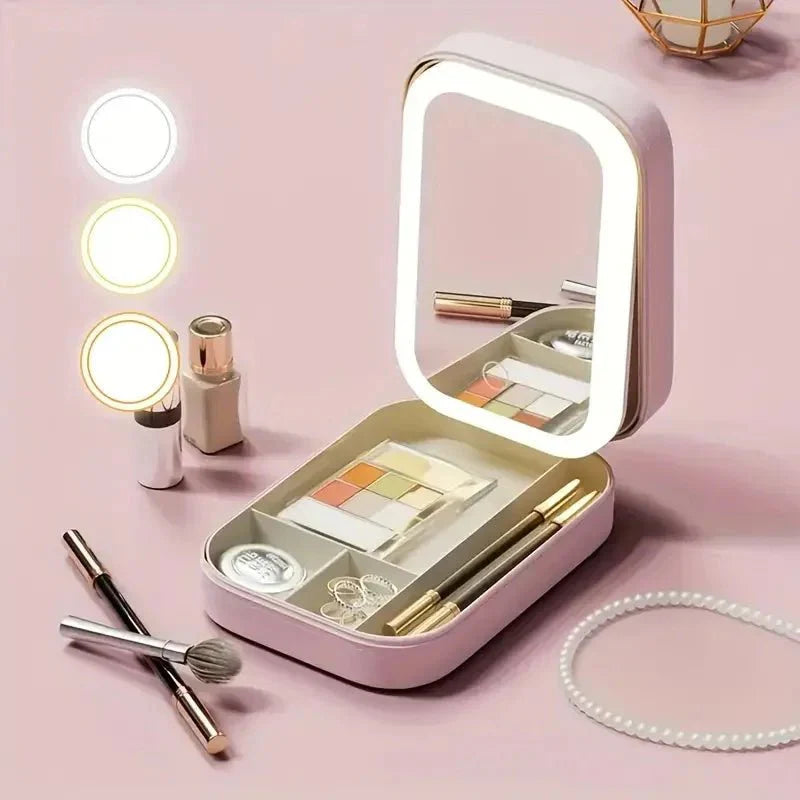 GlowMate™ Compact LED Vanity For Makeup & Jewelry