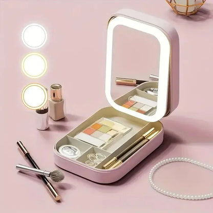 GlowMate™ Compact LED Vanity For Makeup & Jewelry