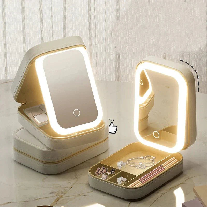 GlowMate™ Compact LED Vanity For Makeup & Jewelry