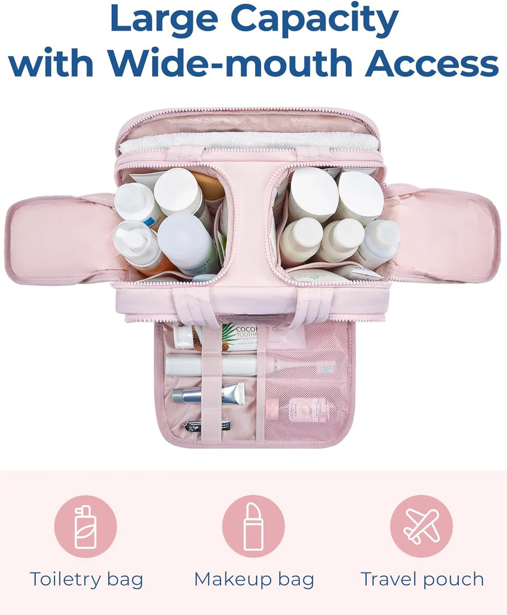 VoyageLuxe™ – All-in-One Makeup, Travel & Toiletry Bag