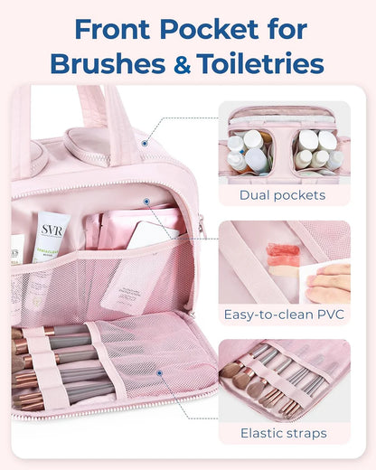 VoyageLuxe™ – All-in-One Makeup, Travel & Toiletry Bag